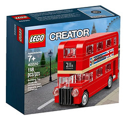 拍2件 用券的上、百亿补贴：LEGO 乐高 Creator系列 40220 伦敦巴士109.7元（合54.85元/件)