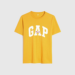 Gap 盖璞 男女装纯棉LOGO印花T恤848801 春季新款短袖 91元