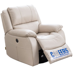 芝�A仕(CHEERS)芝华仕头等舱沙发真皮单椅美式现代简约电动功能懒人单人沙发K135 -备 3099元