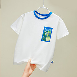 【福利】男童短袖T恤2022夏季新款卡通图案贴图儿童短袖上衣 28.8元