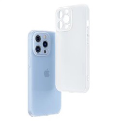 小雷先生&罗马仕苹果13手机壳TPU透明全包边iPhone13防指纹磨砂壳 12.9元