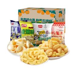 PANPAN FOODS 盼盼 膨化组合麦香鸡味块薯片 19.9元