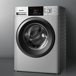 [咨询有惊喜]松下(Panasonic) 8公斤变频全自动家用除螨滚筒洗脱一体洗衣机 XQG80-N82ST