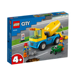 乐高积木男孩城市系列 60325水泥搅拌车儿童玩具男孩积木