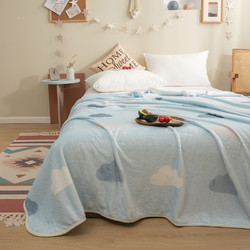 拍3件 Dohia 多喜爱 毛毯法兰绒毯夏季空调毯床单午睡毯盖毯单人宿舍学生毯子 94.24元（合31.41元/件)