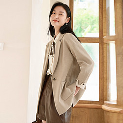 小西装外套女2022秋新款英伦风韩版设计感小众高级感外套