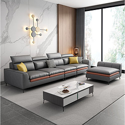 科技布沙发双层现代简约设计免洗布艺意式极简直排分体式沙发 151元