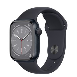 Apple 苹果 Watch Series 8；午夜色铝金属表壳；午夜色运动型表带 2999元